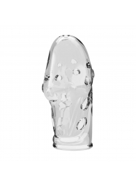 Прозрачная насадка на пенис Booker - 8 см. - Baile - в Томске купить с доставкой