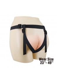 Черные трусики харнесс с платформой Caludio I - Baile - купить с доставкой в Томске