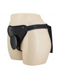 Черные трусики харнесс с платформой Caludio I - Baile - купить с доставкой в Томске