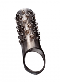 Дымчатая насадка на пенис с выпуклостями - 12 см. - Sex Expert - в Томске купить с доставкой