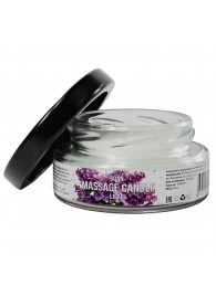 Массажная свеча «Сирень» - 50 мл. - SGAN - купить с доставкой в Томске