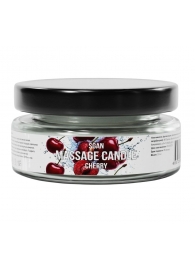Массажная свеча «Спелая вишня» - 50 мл. - SGAN - купить с доставкой в Томске