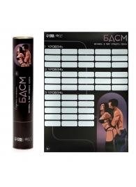 Плакат для двоих со скретч-слоем «БДСМ» - Сима-Ленд - купить с доставкой в Томске