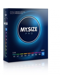 Презервативы MY.SIZE размер 72 - 3 шт. - My.Size - купить с доставкой в Томске