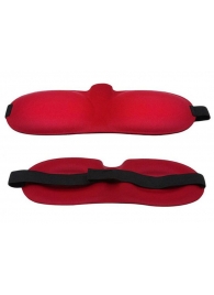 Красная глухая маска на резинке - Sitabella - купить с доставкой в Томске