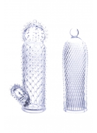 Набор из 2 прозрачных насадок на член Seductive Tickler Sleeves - NMC - в Томске купить с доставкой