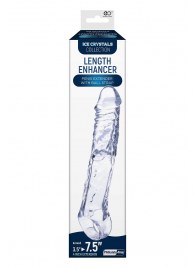 Прозрачная насадка-удлинитель Length Enhancer с подхватом - 22,3 см. - NMC - в Томске купить с доставкой