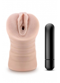 Телесный мастурбатор-вагина Ayumi с вибрацией - Blush Novelties - в Томске купить с доставкой
