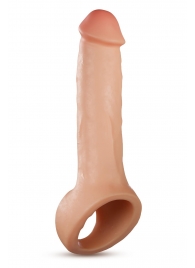 Телесная насадка-удлинитель Thrive 8.75 Inch Realistic Penis Extender Sleeve - 22,2 см. - Blush Novelties - в Томске купить с доставкой