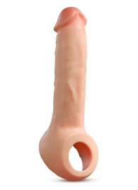 Телесная насадка-удлинитель Thrive 8.75 Inch Realistic Penis Extender Sleeve - 22,2 см. - Blush Novelties - в Томске купить с доставкой