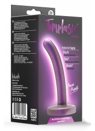 Фиолетовая насадка с гладкой поверхностью Surrender 4.75 Inch Beginner Pegging Dildo - 12 см. - Blush Novelties - купить с доставкой в Томске