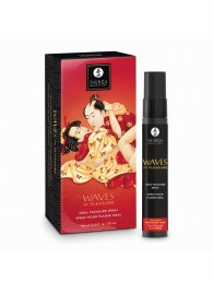 Оральный спрей Waves of Pleasure с ароматом клубники и шампанского - 20 мл. - Shunga - купить с доставкой в Томске