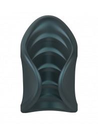 Серый сквозной мастурбатор с вибрацией Manwan Starter - Manwan - в Томске купить с доставкой