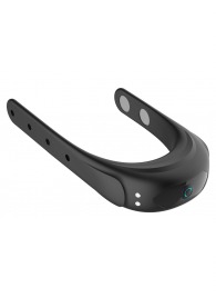 Черное эрекционное виброкольцо на ремешках - Boys of Toys - в Томске купить с доставкой