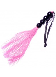 Розовая силиконовая плеть - 35,5 см. - Boys of Toys - купить с доставкой в Томске