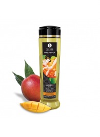 Массажное масло для тела Luscious Mango с ароматом манго - 240 мл. - Shunga - купить с доставкой в Томске