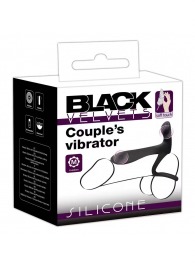 Черная насадка на член с вибрацией Couple’s Vibrator - Orion - в Томске купить с доставкой