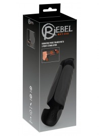 Черный вибромастурбатор с трехточечной стимуляцией Penis Trainer with 3 Point Stimulation - Orion - в Томске купить с доставкой