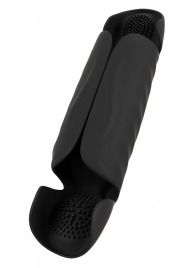 Черный вибромастурбатор с трехточечной стимуляцией Penis Trainer with 3 Point Stimulation - Orion - в Томске купить с доставкой