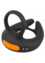 Черный вибростимулятор мошонки RC Scrotum Stimulator with Vibration - Orion - в Томске купить с доставкой