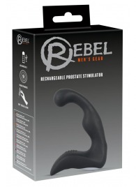 Черный перезаряжаемый стимулятор простаты с вибрацией - 14,6 см. - Orion - в Томске купить с доставкой