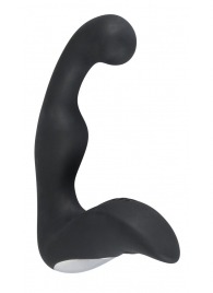 Черный перезаряжаемый стимулятор простаты с вибрацией - 14,6 см. - Orion - в Томске купить с доставкой