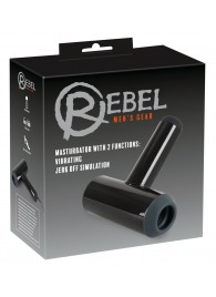 Черный мастурбатор с удобной ручкой Masturbator with 2 Functions - Orion - в Томске купить с доставкой