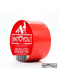 Красный скотч для фиксации Non-Sticky Bondage Tape - 15 м. - Intoyou - купить с доставкой в Томске