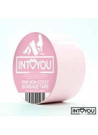 Розовый скотч для фиксации Non-Sticky Bondage Tape - 15 м. - Intoyou - купить с доставкой в Томске