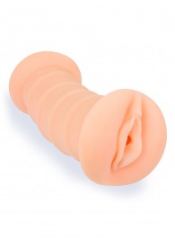 Телесный двусторонний мастурбатор с вибропулей и эрекционными кольцами в комплекте - Sexy Girl - в Томске купить с доставкой