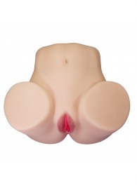 Телесный мастурбатор Julia с 2 любовными каналами - Baile - в Томске купить с доставкой