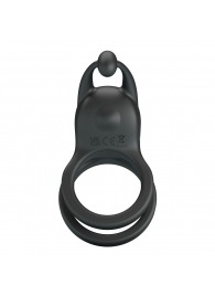 Черное перезаряжаемое виброкольцо Goodwin - Baile - в Томске купить с доставкой