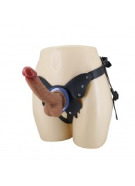 Поясной страпон Wells: трусики в форме бабочки и фаллоимитатор-насадка - Baile - купить с доставкой в Томске