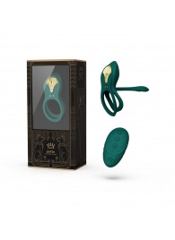 Зеленое эрекционное виброкольцо Bayek с пультом ДУ - Zalo - в Томске купить с доставкой