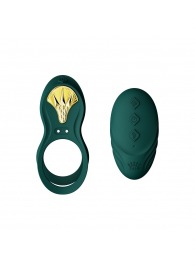 Зеленое эрекционное виброкольцо Bayek с пультом ДУ - Zalo - в Томске купить с доставкой