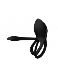 Черное эрекционное виброкольцо Bayek с пультом ДУ - Zalo - в Томске купить с доставкой