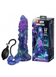 Фиолетовый яйцеродящий фаллоимитатор Duskwalker Sentinal на присоске - 22,4 см. - Baile - купить с доставкой в Томске