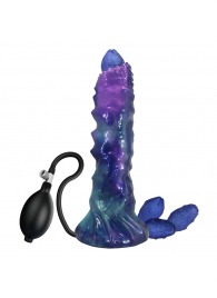 Фиолетовый яйцеродящий фаллоимитатор Duskwalker Sentinal на присоске - 22,4 см. - Baile - купить с доставкой в Томске