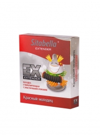 Стимулирующая насадка Sitabella Extender  Красный молодец - Sitabella - купить с доставкой в Томске