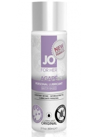 Лубрикант на водной основе для женщин JO AGAPE LUBRICANT ORIGINAL - 60 мл. - System JO - купить с доставкой в Томске