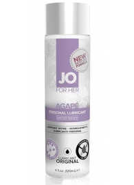 Женский лубрикант на водной основе JO AGAPE LUBRICANT ORIGINAL - 120 мл. - System JO - купить с доставкой в Томске