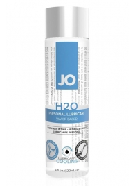 Охлаждающий лубрикант на водной основе JO Personal Lubricant H2O COOLING - 120 мл. - System JO - купить с доставкой в Томске Охлаждающий лубрикант на водной основе JO Personal Lubricant H2O COOLING - 120 мл. - System JO - купить с доставкой в Томске