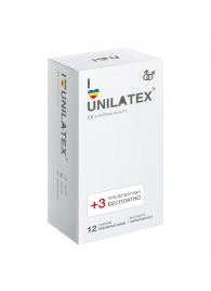 Разноцветные ароматизированные презервативы Unilatex Multifruit  - 12 шт. + 3 шт. в подарок - Unilatex - купить с доставкой в Томске