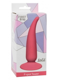 Розовая анальная пробка P-spot Teazer Pink - 12,2 см. - Lola Games - в Томске купить с доставкой