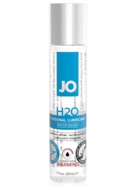 Возбуждающий лубрикант на водной основе JO Personal Lubricant H2O Warming - 30 мл. - System JO - купить с доставкой в Томске