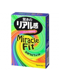 Презервативы Sagami Xtreme Miracle Fit - 5 шт. - Sagami - купить с доставкой в Томске