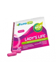 Возбуждающие капсулы Ladys Life - 14 капсул (0,35 гр.) - SuperCaps - купить с доставкой в Томске