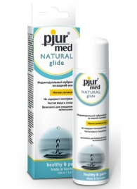 Нейтральный лубрикант на водной основе pjur MED Natural glide - 100 мл. - Pjur - купить с доставкой в Томске