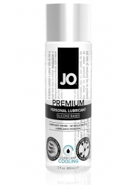 Охлаждающий лубрикант на силиконовой основе JO Personal Premium Lubricant Cooling - 60 мл. - System JO - купить с доставкой в Томске