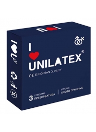 Ультрапрочные презервативы Unilatex Extra Strong - 3 шт. - Unilatex - купить с доставкой в Томске